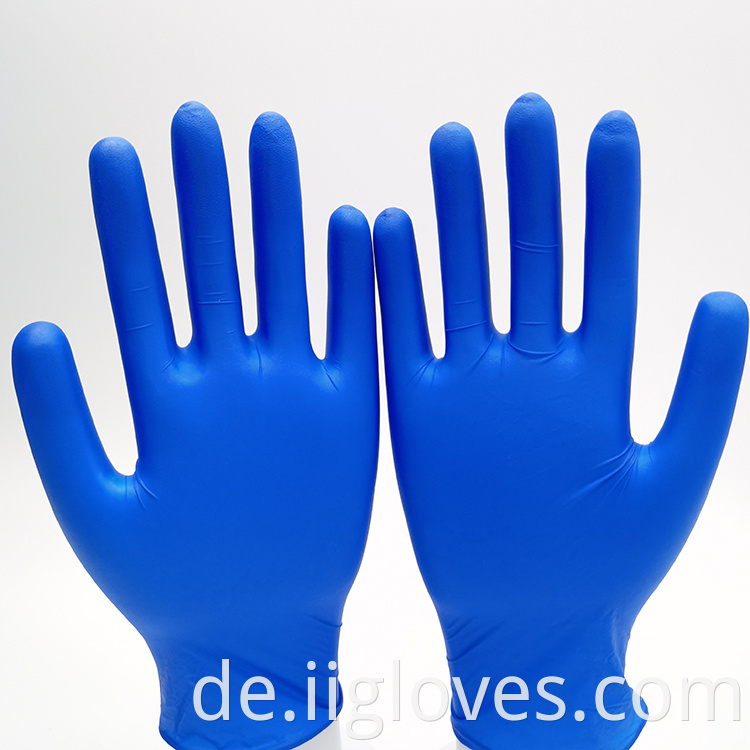 Werksangebot Nitrilhandschuhe Blau Nitril Dünne Handschuhe 100 Stücke Home Solid Küchengebrauch